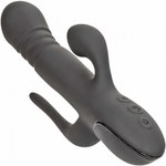 Вибромассажер тройной CalExotics III Triple Euphoria с режимом всасывания и анальной стимуляцией, 14 см x 3.75 см