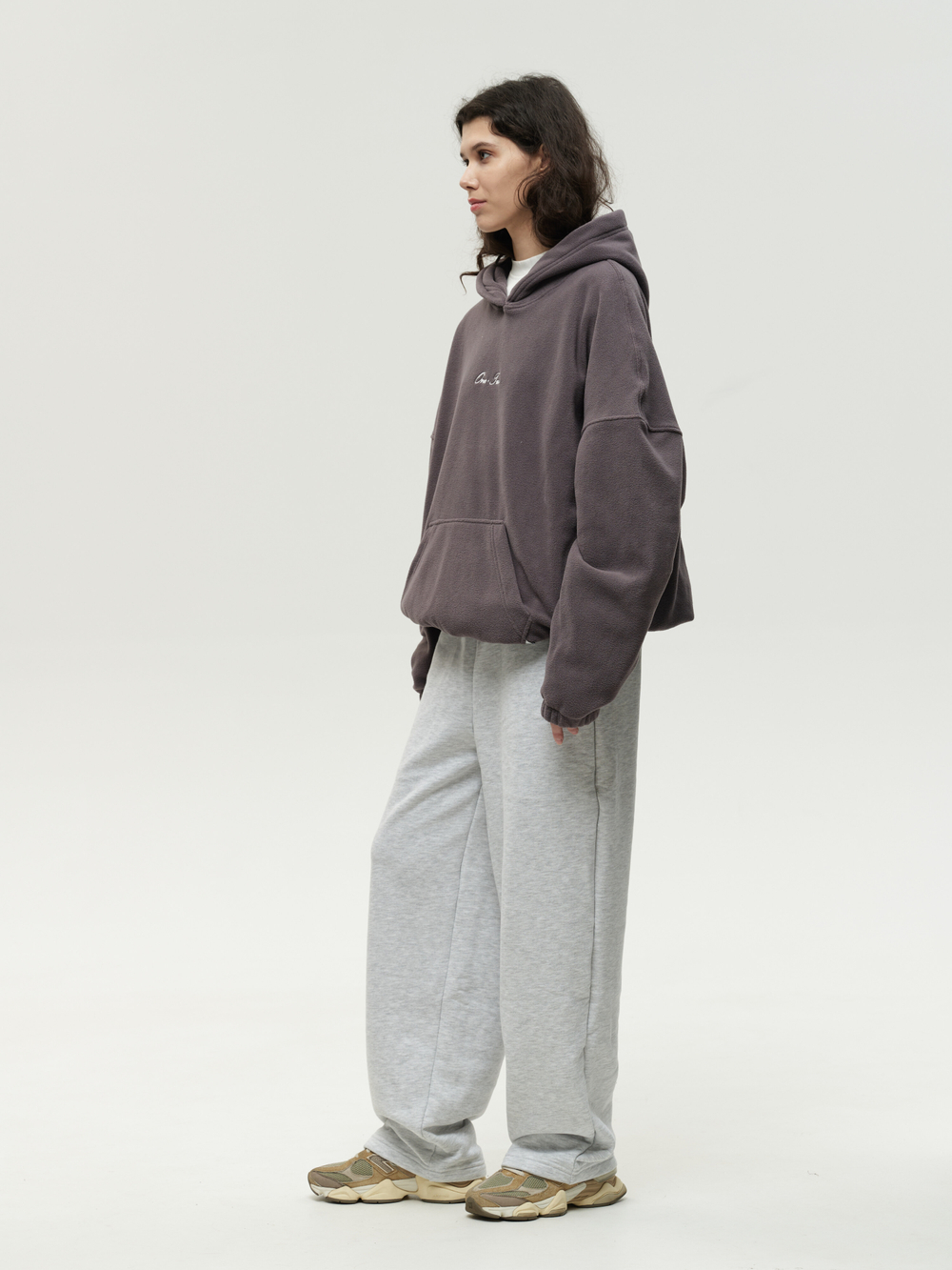 Drawstring Hoodie Grey Excalibur