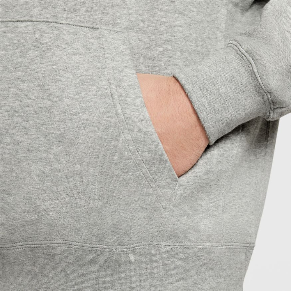 Мужская теннисная кофта Nike Sportswear Club Hoodie PO BB - серый