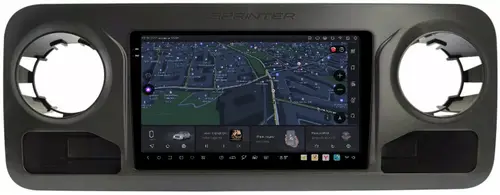Магнитола для Mercedes-Benz Sprinter 2018-2024+ (top) - Kuberg DUDU7 SF-1021-1 QLed+2K, Android 13, Быстрейшая, UIS7870 (DUDU7), CarPlay, SIM-слот