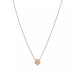 Подвеска из розового золота 18к(750 проба) c бриллиантом, Tiffany 💠 circle pendant
