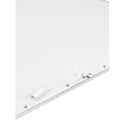 Светодиодная панель ЭРА SPL-510-S-40K-040 40Вт 4000K 595х595х8 серебро без драйвера с ушками ультратонкая | Панели с внешним драйвером