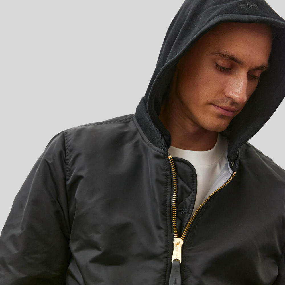 Бомбер Alpha Industries MA-1 Natus Black (Черный)