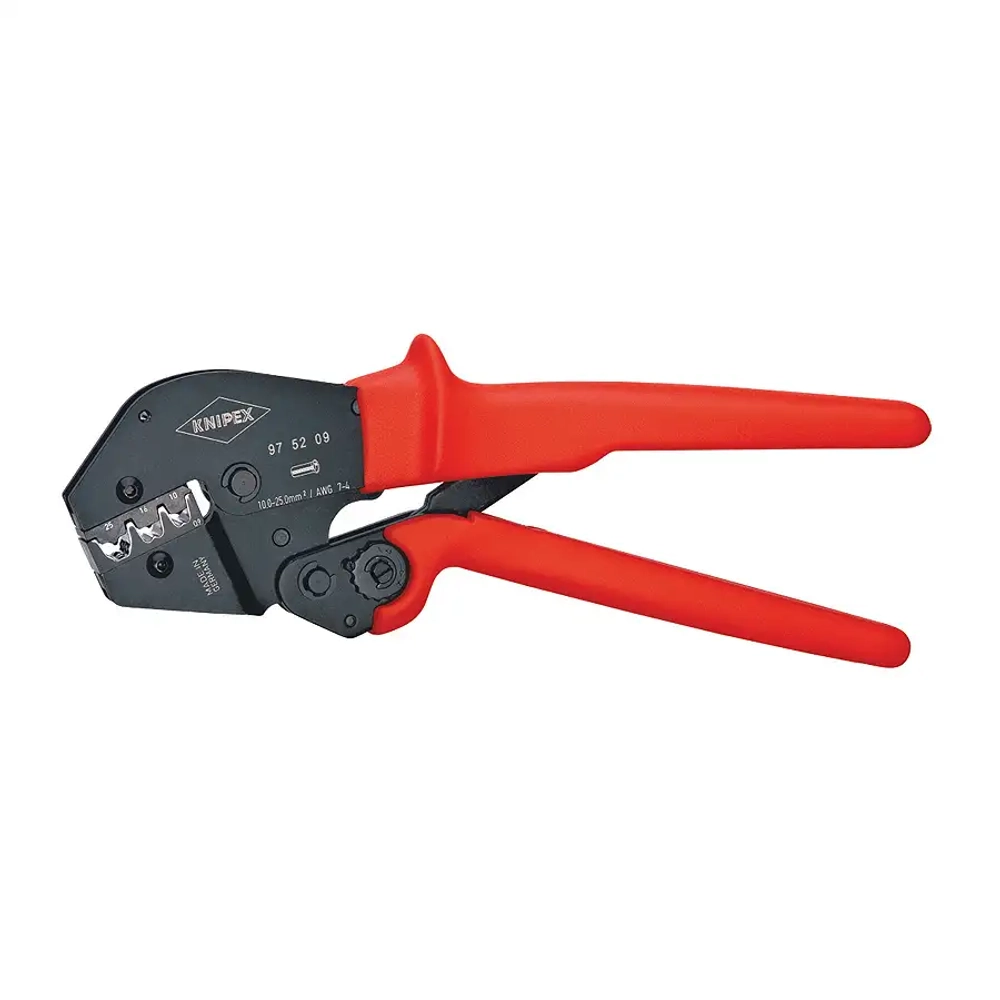 Клещи зажимные для опрессовки чернёные 250 мм Knipex 97 52 09 SB