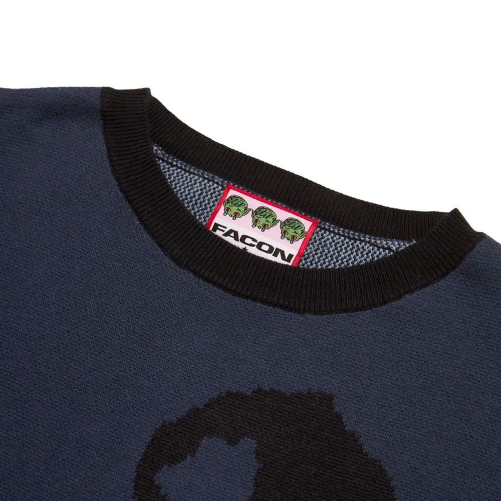 Sweater Blue "I H8 CPZ"