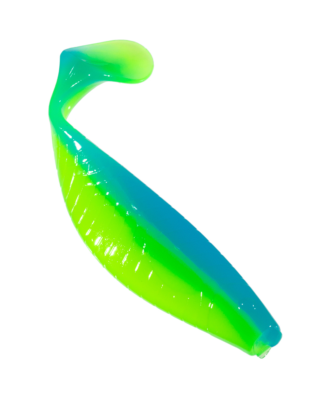 Приманка ZUB-PROVOCATOR 123мм(4,8")-5шт, (цвет 020) синий верх - желтый низ