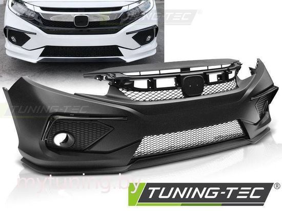 Передний бампер CONCEPT STYLE для Honda Civic X