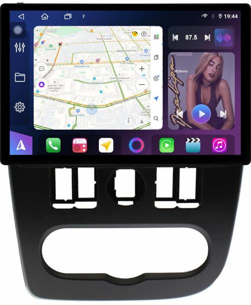 Магнитола для Lada Largus 2012-2020, Largus Cross 2014-2021 - FarCar BX877 монитор 13" 2K QLED на Android 13, Быстрая, CarPlay, 4G SIM-слот