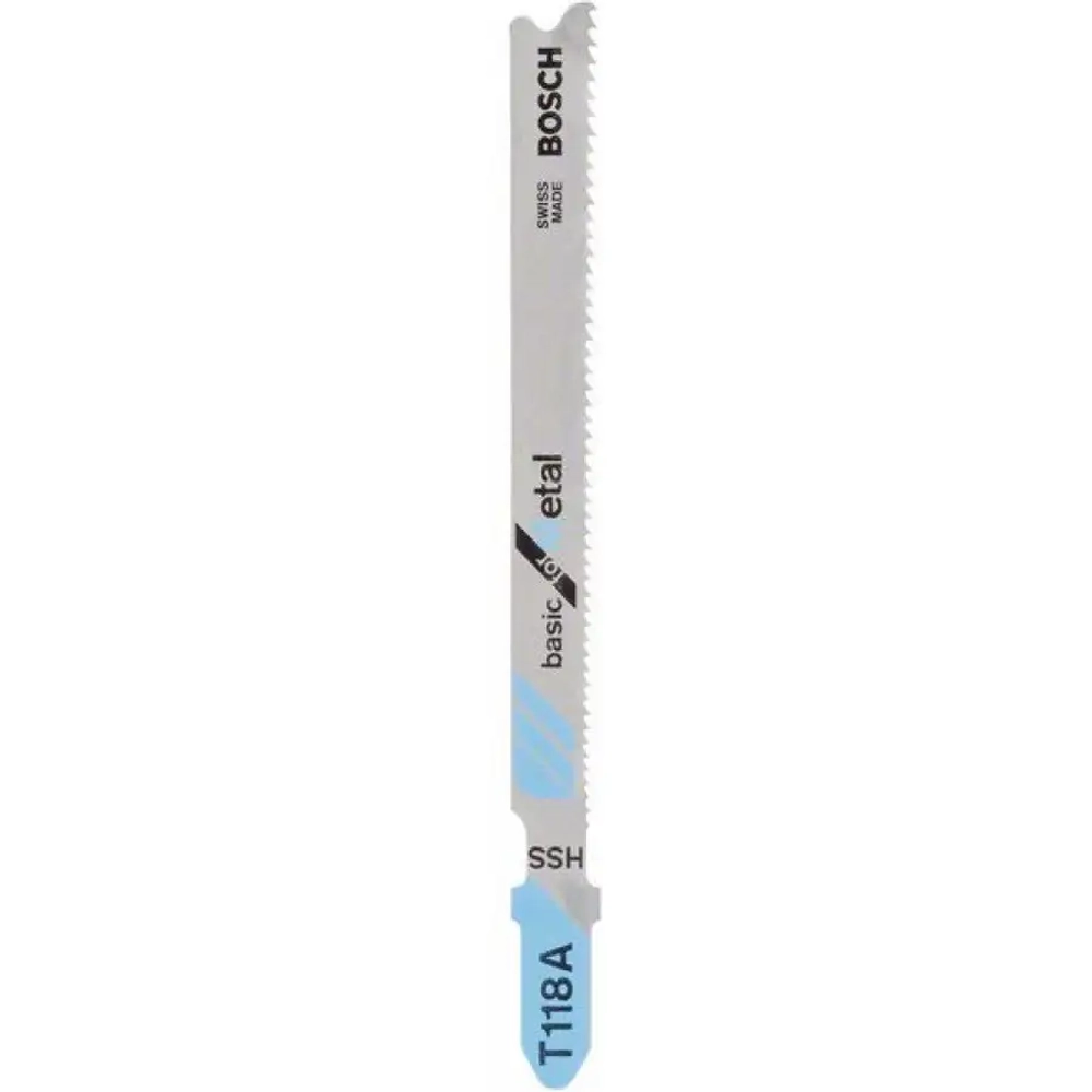 Пилки для лобзика T 118 A Basic for Metal BOSCH 2608638470