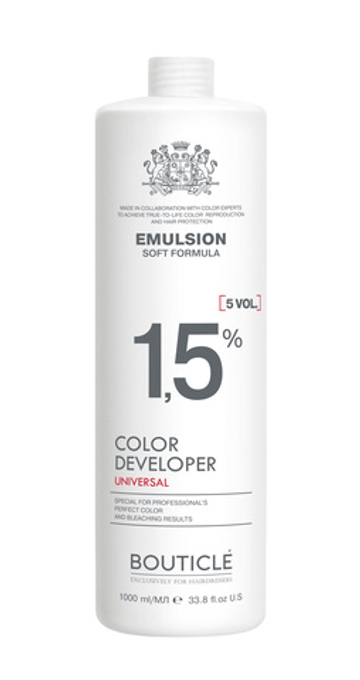 Оксидант-лосьон 1,5% - “Bouticle color developer" 1000 мл