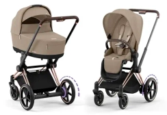 Детская коляска Cybex e-Priam IV 2 в 1 Cozy Beige