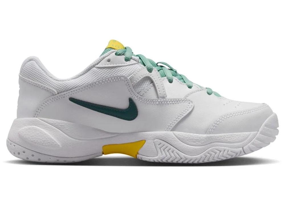 Детские теннисные кроссовки Nike Jr Court Lite 2 - white/dark atomic teal/healing jade