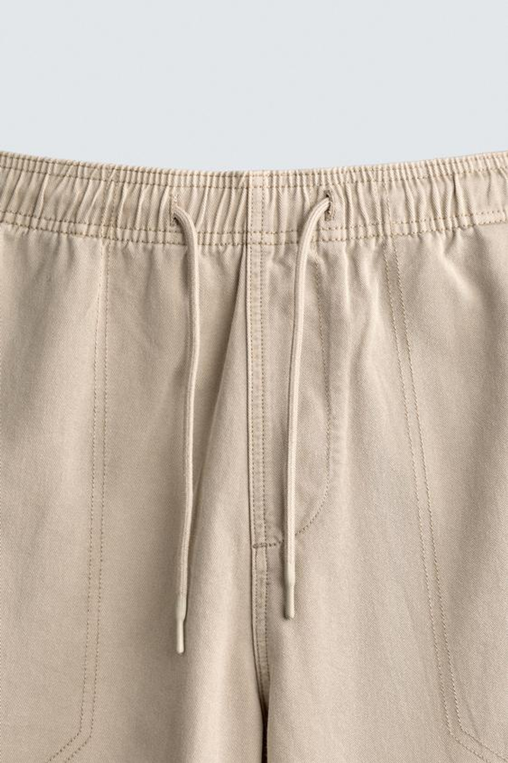 ZARA ШОРТЫ RELAXED FIT С ЭФФЕКТОМ ПОТЕРТОСТИ, РЫЖЕВАТО-КОРИЧНЕВЫЙ