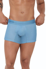Синие трусы-боксеры с эффектом перфорации Euphoria Boxer (Размер: S) (Цвет: синий)