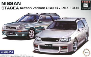 Сборная модель 1/24 Fujimi Nissan Stagea Autech ver. 260RS/25X FOUR