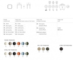 Столик кофейный металлический Scab Design Dress Code, голубой, черный