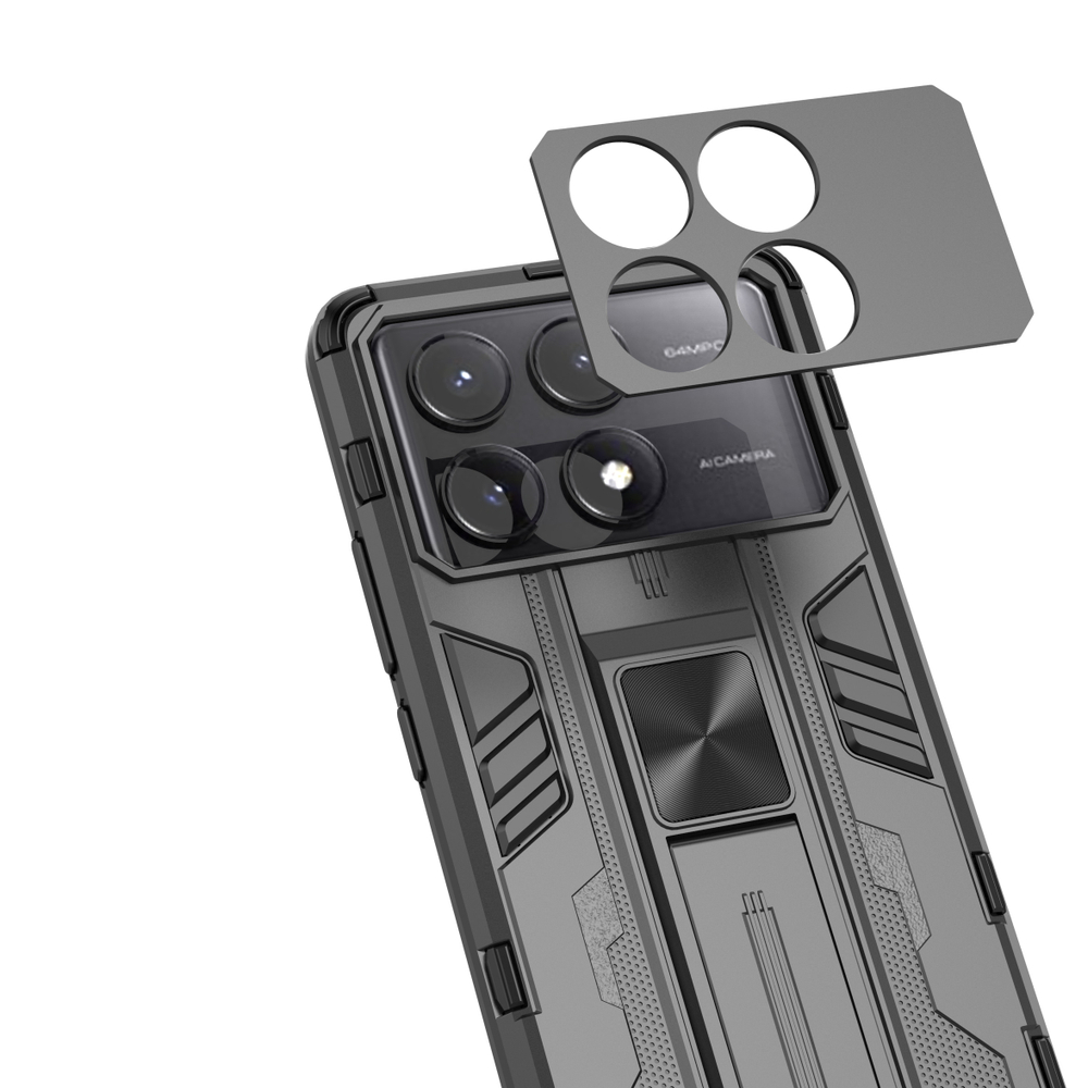 Противоударный чехол с подставкой Transformer для Poco X6 Pro