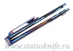 Нож TFK Tengu S90V CF Timascusфотография - 8