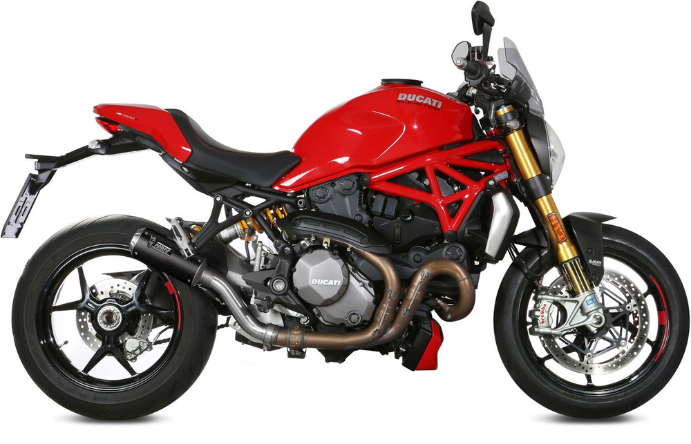 D.041.SM3C MIVV SLIP-ON SILENCER MK3 GLOSSY CARBON (M 1200, M821)