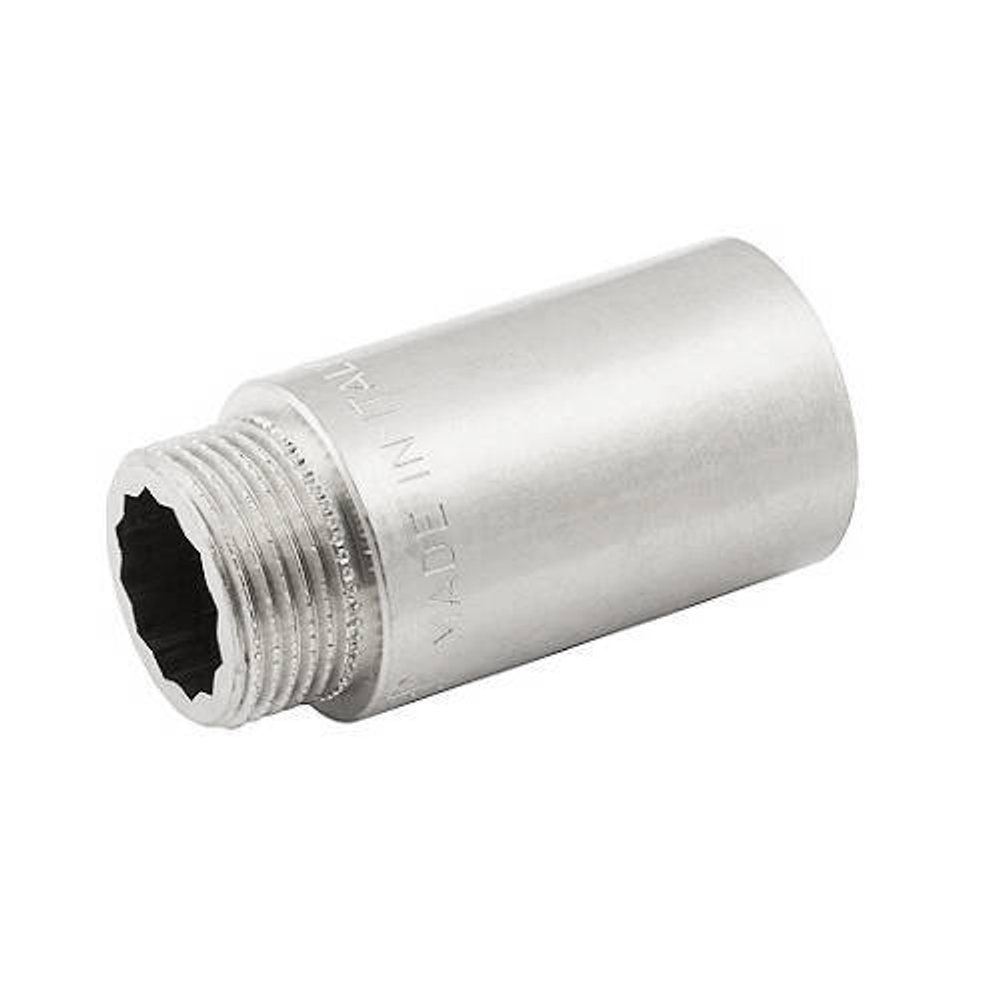 Удлинитель резьбовой ELSEN METALIT EBF13 - 3/4", длина 30 мм (НР/ВР, латунь с покрытием TIN)