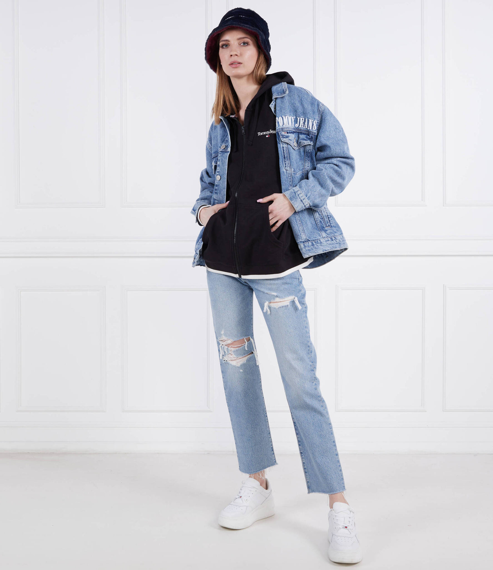 Худи LINEAR 2 ZIP Tommy Jeans - черный(DW0DW14856)