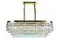 Люстра подвесная NewRgy 2752E/14A GOLD+CLEAR, 14×40 Вт, золотая и прозрачная