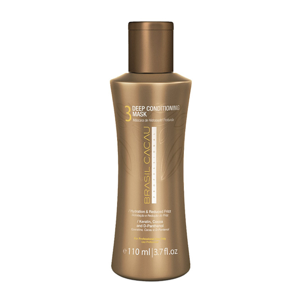 Маска для волос глубокого кондиционирования Brasil Cacau Deep Conditioning Mask Cadiveu №3, 110 мл