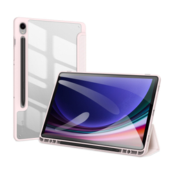 Чехол книжка розового цвета для планшета Samsung Tab S10 Lite, Tab S10 FE, Tab S9, Tab S9 FE, серия Toby Series Case от Dux Ducis
