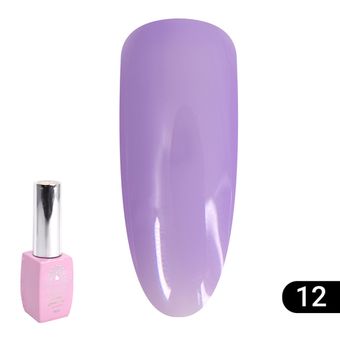 Цветная френч база для гель лака Global Fashion, Color French Base Coat 8 мл, 12