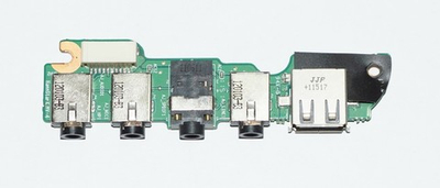 USB ПЛАТА И АУДИО РАЗЪЁМОВ ДЛЯ НОУТБУКА DNS P170HM (6-71-X5108-D03)
