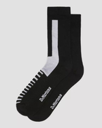 DR. MARTENS Носки DOUBLE DOC из смесового хлопка, черно-белые, S/M (36-41), 1 пара (Из Финляндии)