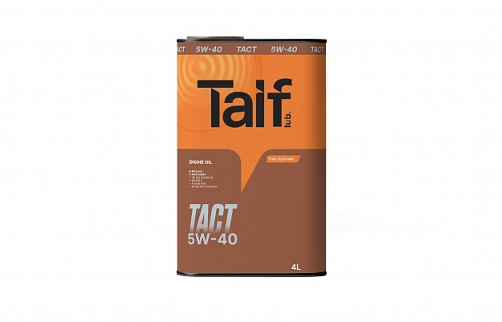 TAIF TACT 5w40 sl/cf a3/b4 синт 4л