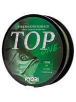 Шнур плетеный для рыбалки Ryobi TOP PE4X-120M Dark green 0.6/d-0.128mm