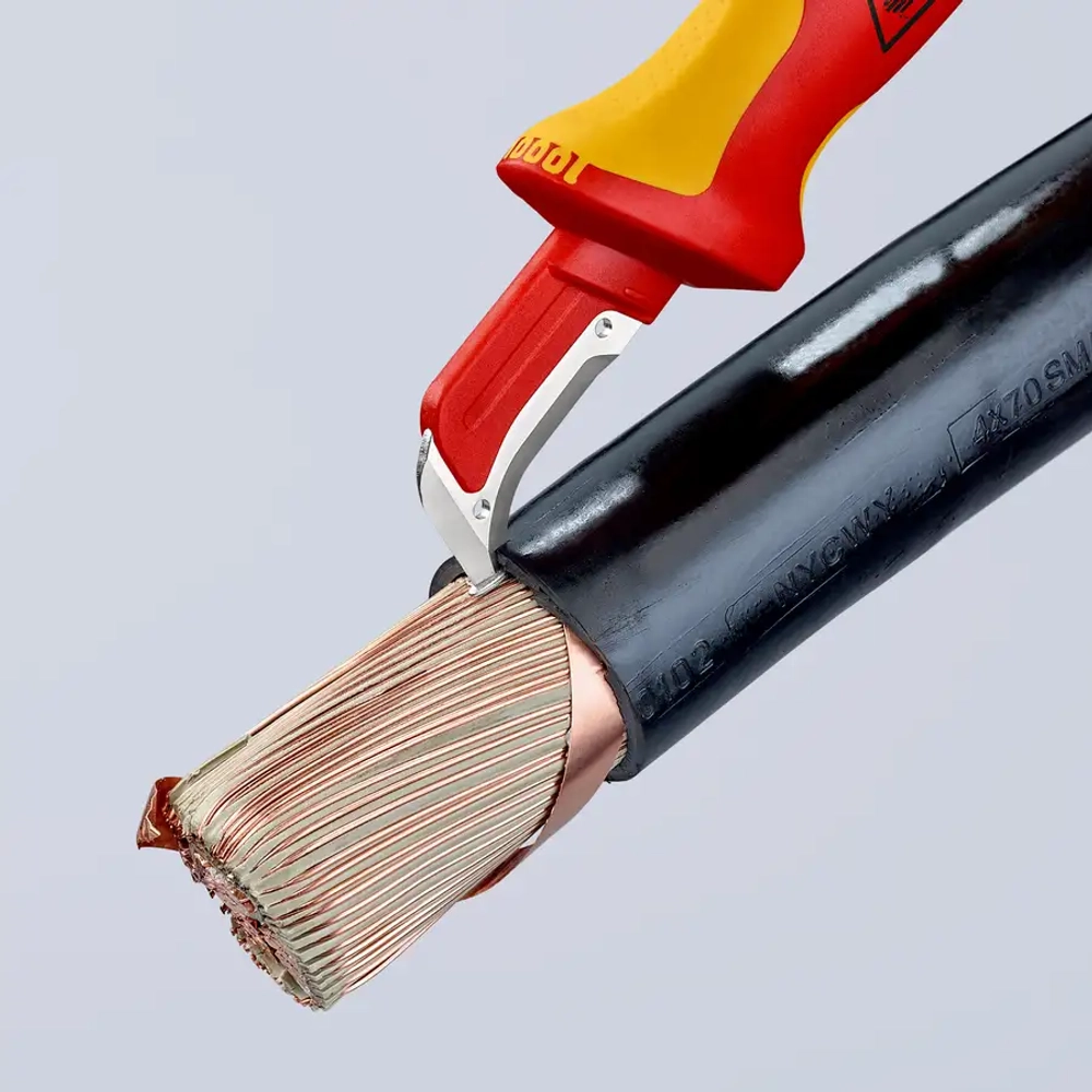 Нож для удаления изоляции 155 мм Knipex 98 55 SB