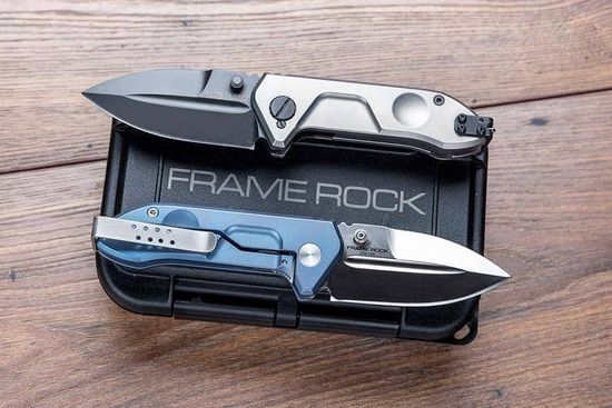 Нож Extrema Ratio Frame Rock - сталь N690, рукоять синий титан