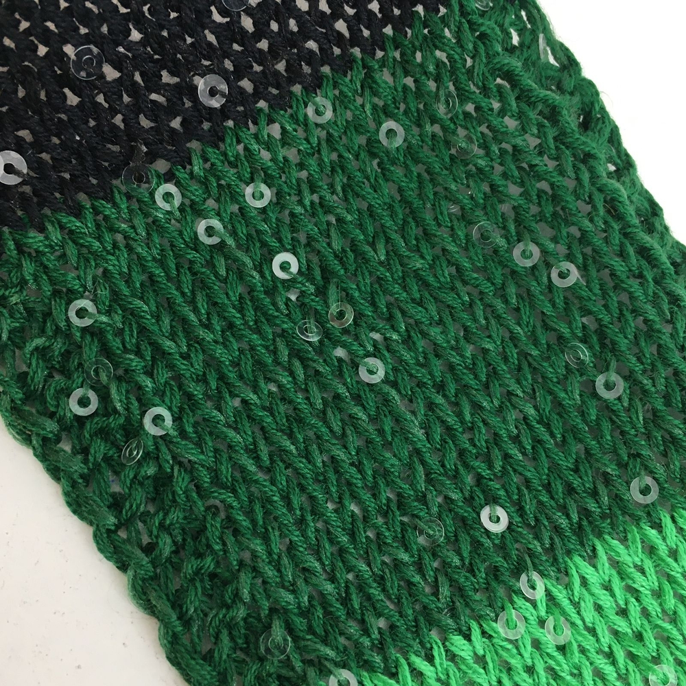 PAILLUX - D&C yarns; 96% хлопок, 4% прозрачные пайетки; 560м/100гр; цвет: жёлтый