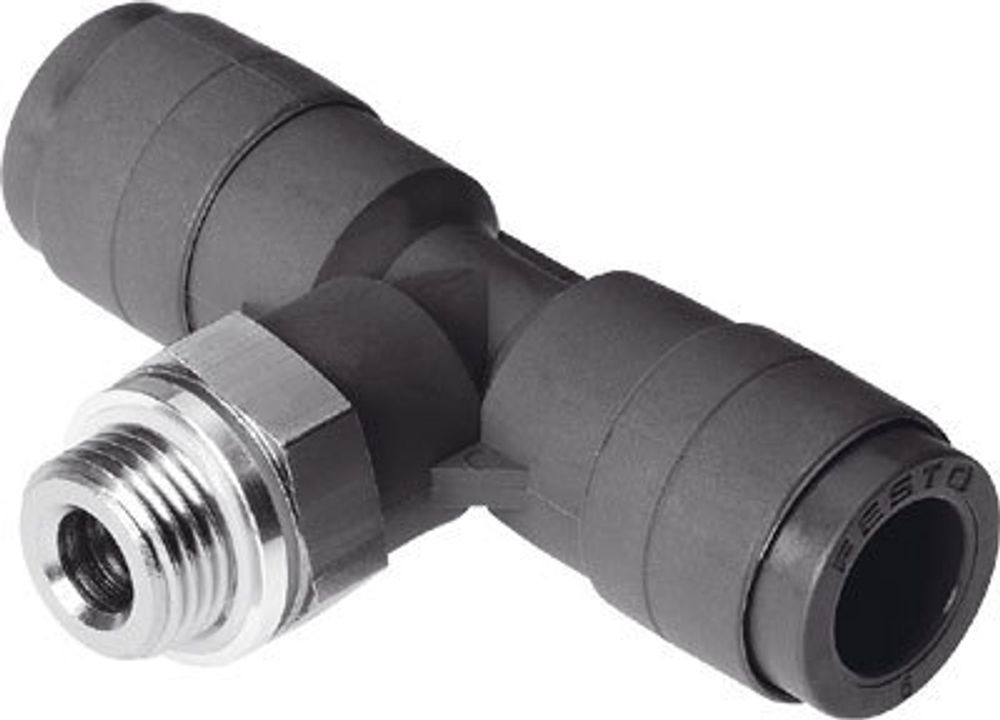QST-V0-G1/8-6 Тройник с цанговым зажимом и резьбой
