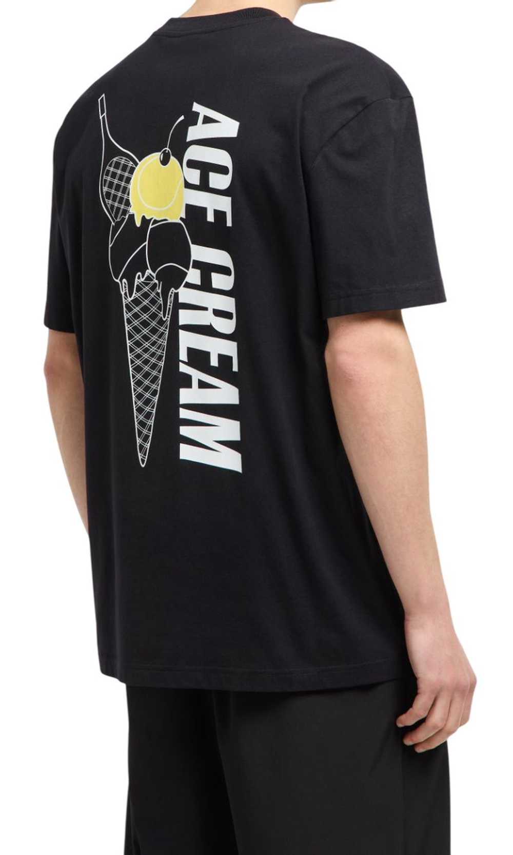 Теннисная футболка EA7 Man Jersey T-Shirt - black