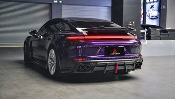 Диффузор заднего бампера AE Design Porsche Panamera 2024+ карбон