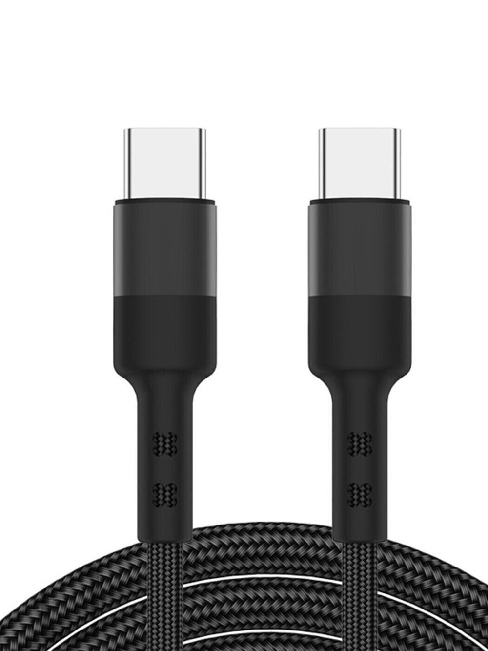 Кабель ROSCO Type-C to Type-C 2 метра оптом (арт. CABLE-2xTYPE-C-2M-BLACK)