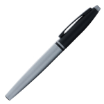 Черная ручка-роллер Cross Calais Matte Gray and Black Lacquer