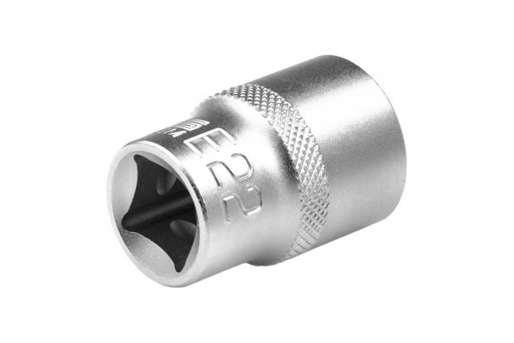 Головка торцевая 1/2", Е22, CrV STELS 13875