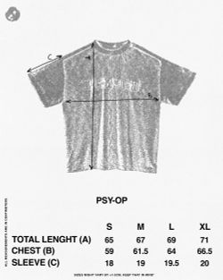 PSY-OP coin pocket t-shirt