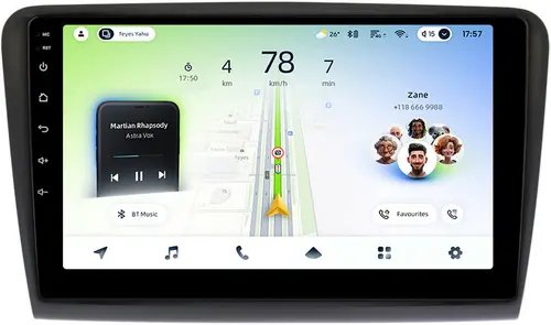 Магнитола для Skoda Superb B6 2008-2014 - Teyes CC4L-DTS монитор 10.1" IPS, Android 14, Быстрая, Snapdragon 662, CarPlay, 4G SIM-слот
