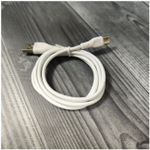 Кабель GERLAX USB Type-C для зарядки телефона, быстрая зарядка провод type c шнур 1 метр белый