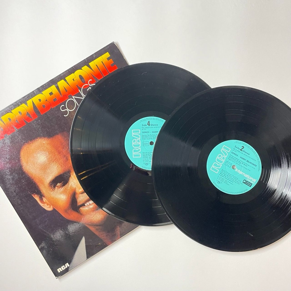 Винтажная виниловая пластинка LP Harry Belafonte Songs (Germany 1976)