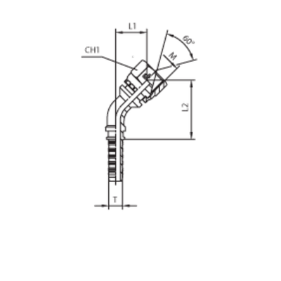 Фитинг DN 10 DKM (Г) 20x1.5 (45)