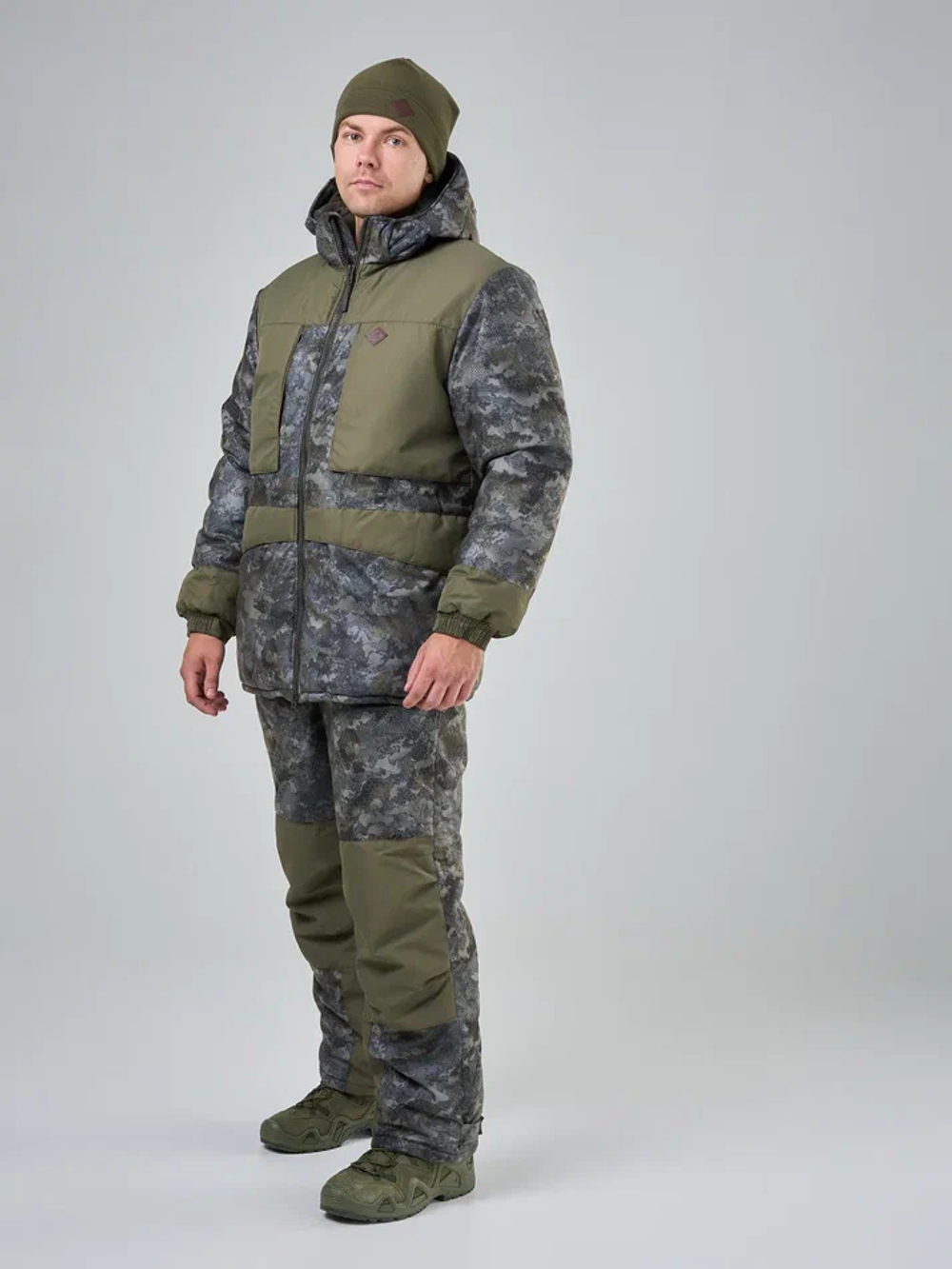 Костюм зимний ЕГЕРЬ TAYGERR, Алова/Борей, мембрана 10000/10000, Хаки