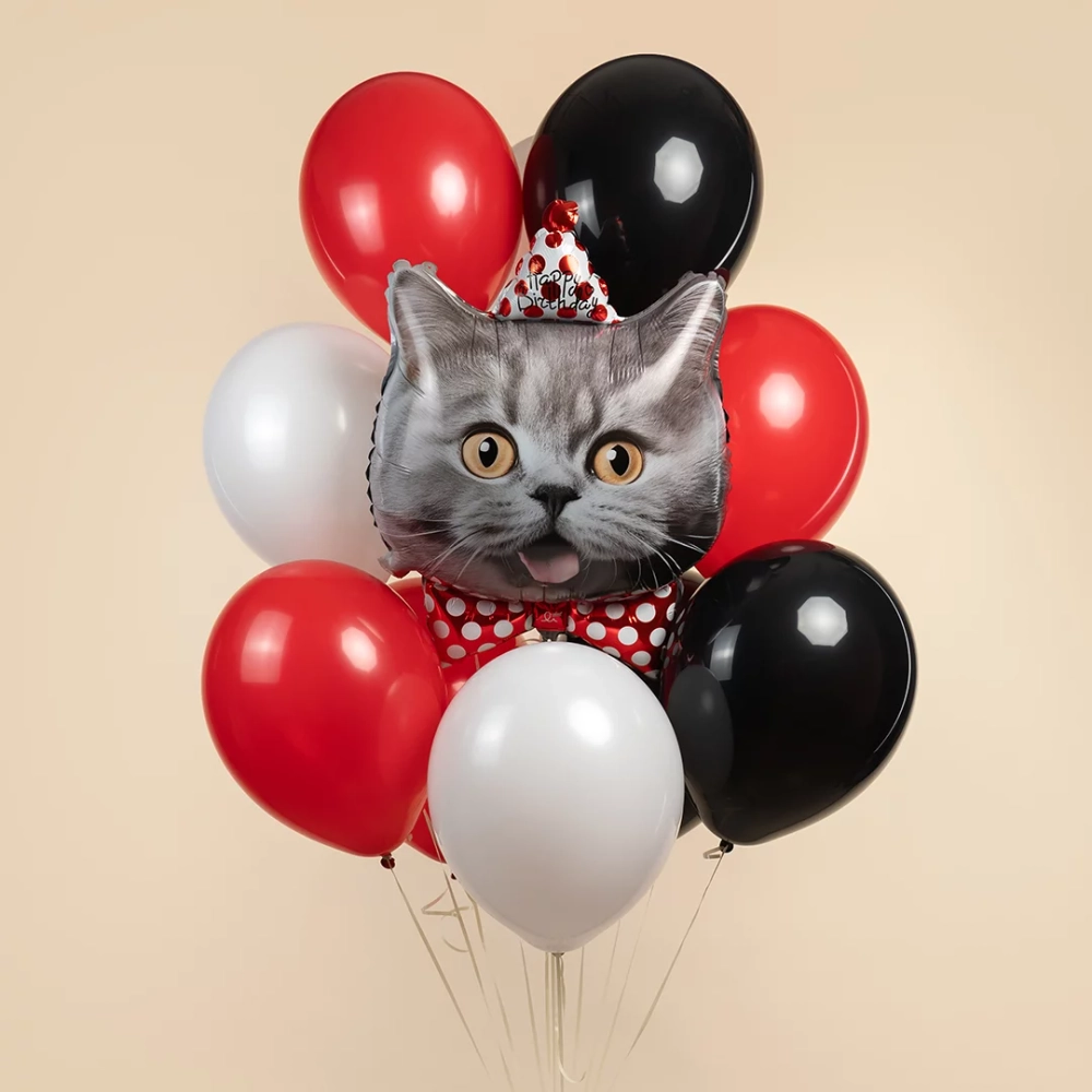 Фигура "Котик в праздничном колпачке"