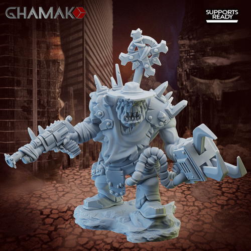Orks Greenskins Ork Nob Орочий ноб №4 миниатюра для dnd, днд, pathfinder, фентези, Настольная игра, НРИ, Варгейм, РПГ